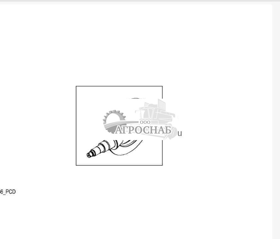 RE35712 Входн. кон. шест. и набор зубч. венц. 